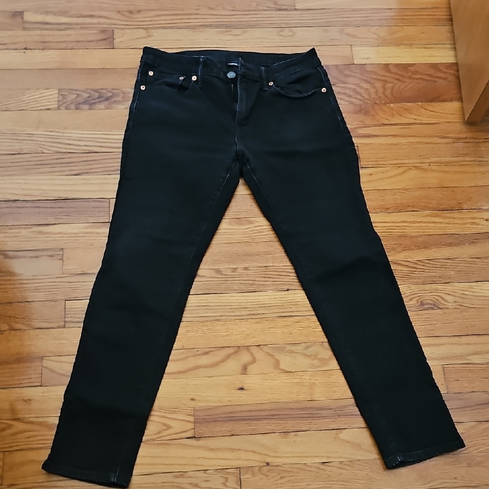 AE Airflex Black Jeans Mens 32/30, Slim Skinny